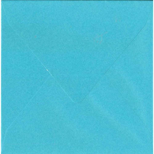 Picture of ENVELOPES 160X160 SQUARE METALLIC TURQUOISE - 6 PACK